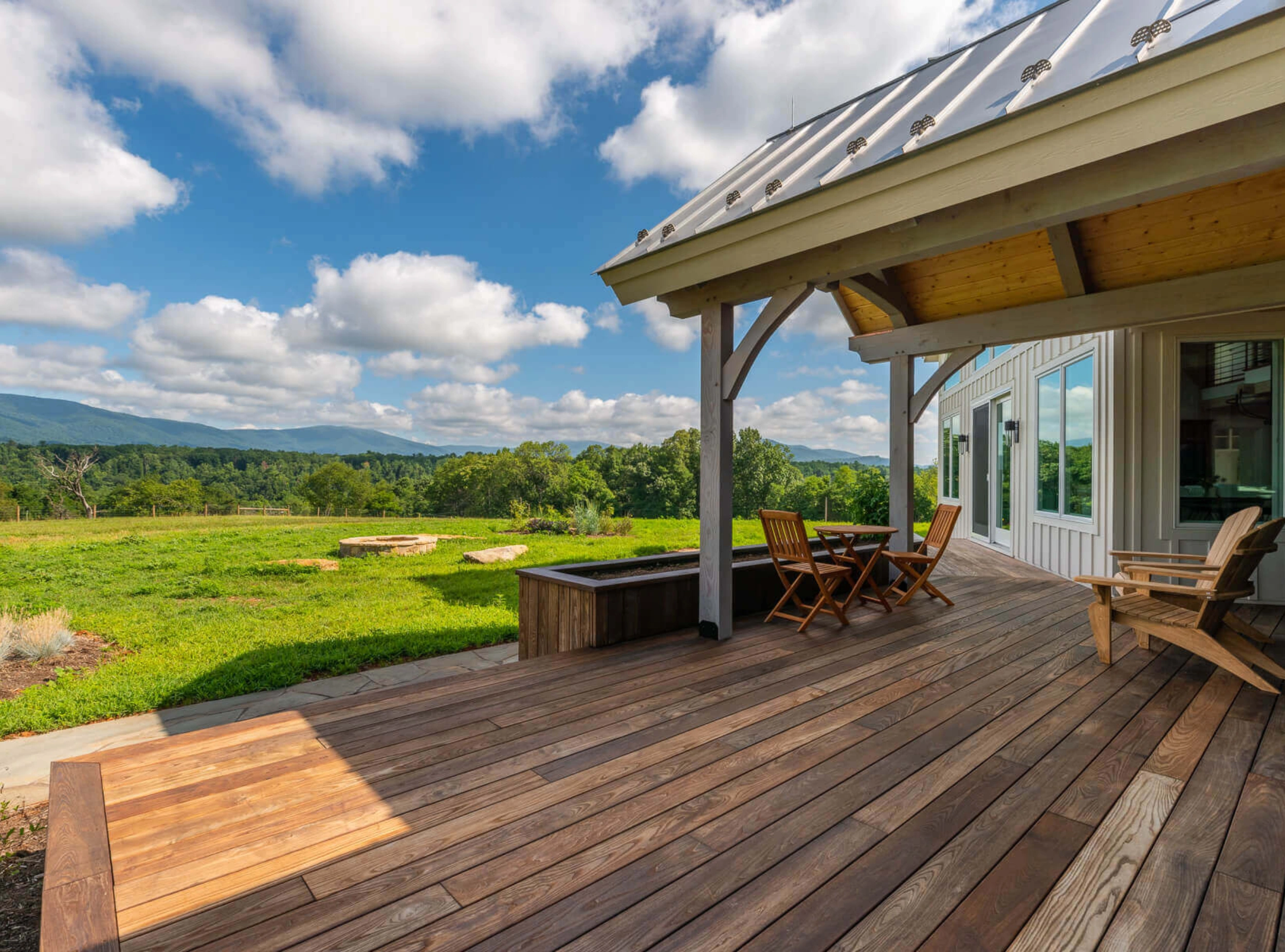 Shenandoah Valley VA Ash Decking Project