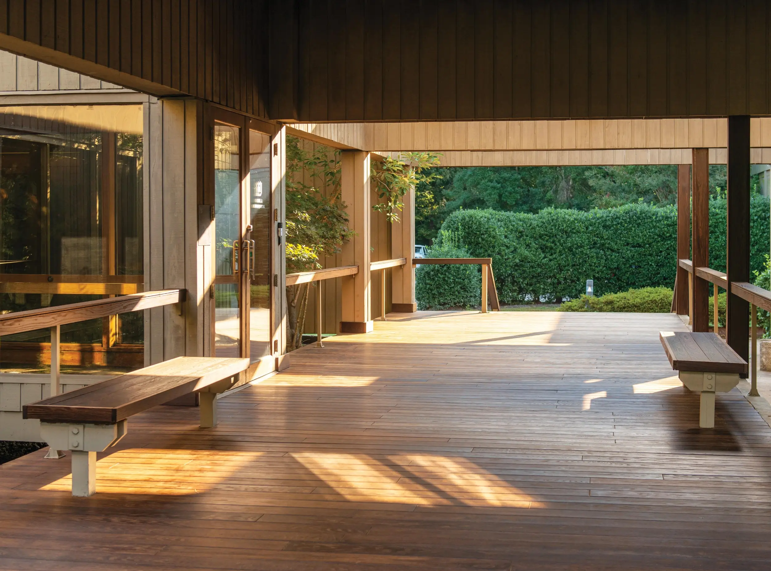 NHLA Headquarters Breezeway Pennsylvania Oak Decking