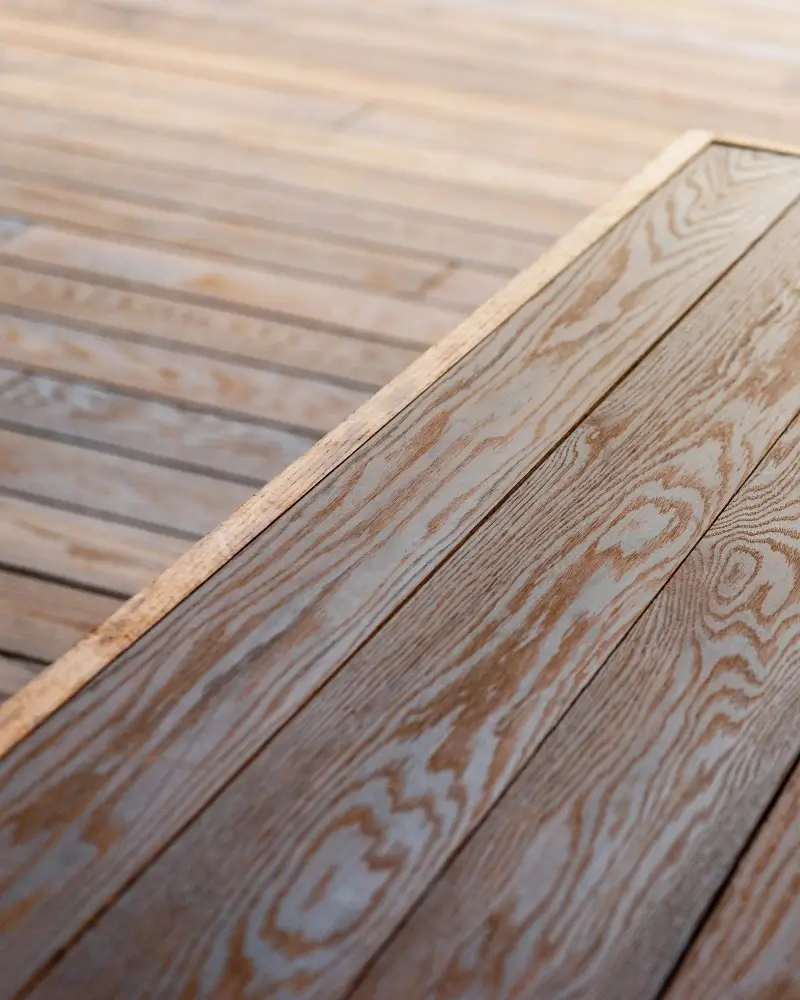 Americana natural weathering silver patina wood