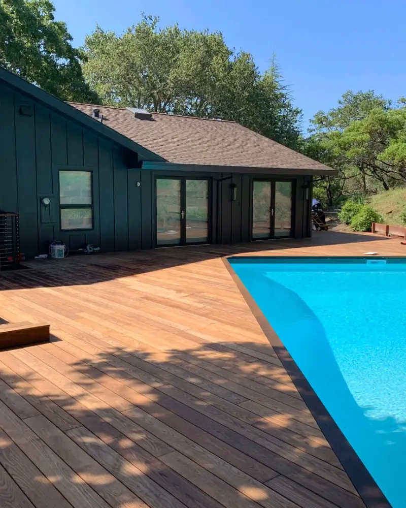 Americana residential decking and siding integration