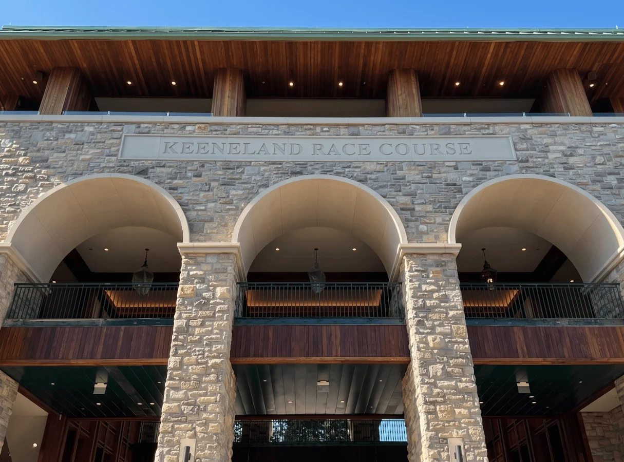 Keeneland Race Course thermally modified wood siding